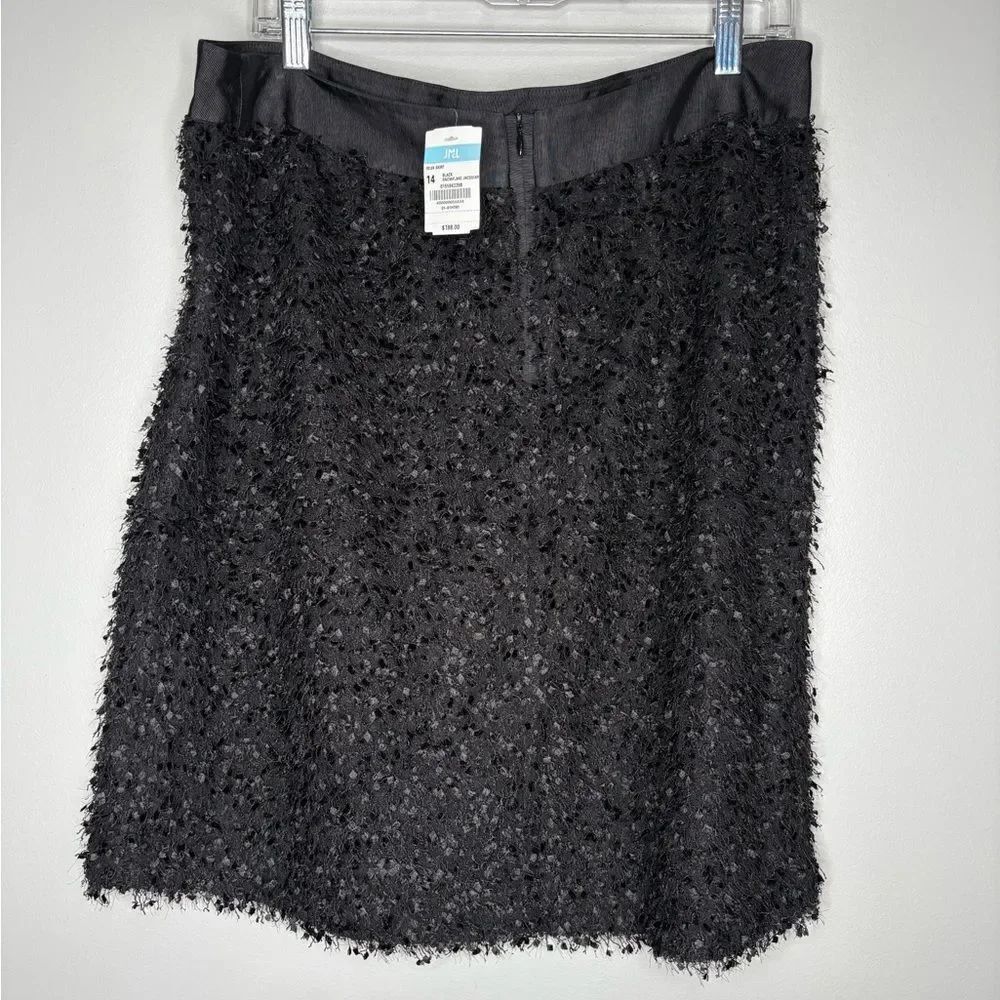 J.McLaughlin Felix Snowflake Jacquard Textured Skirt NWT